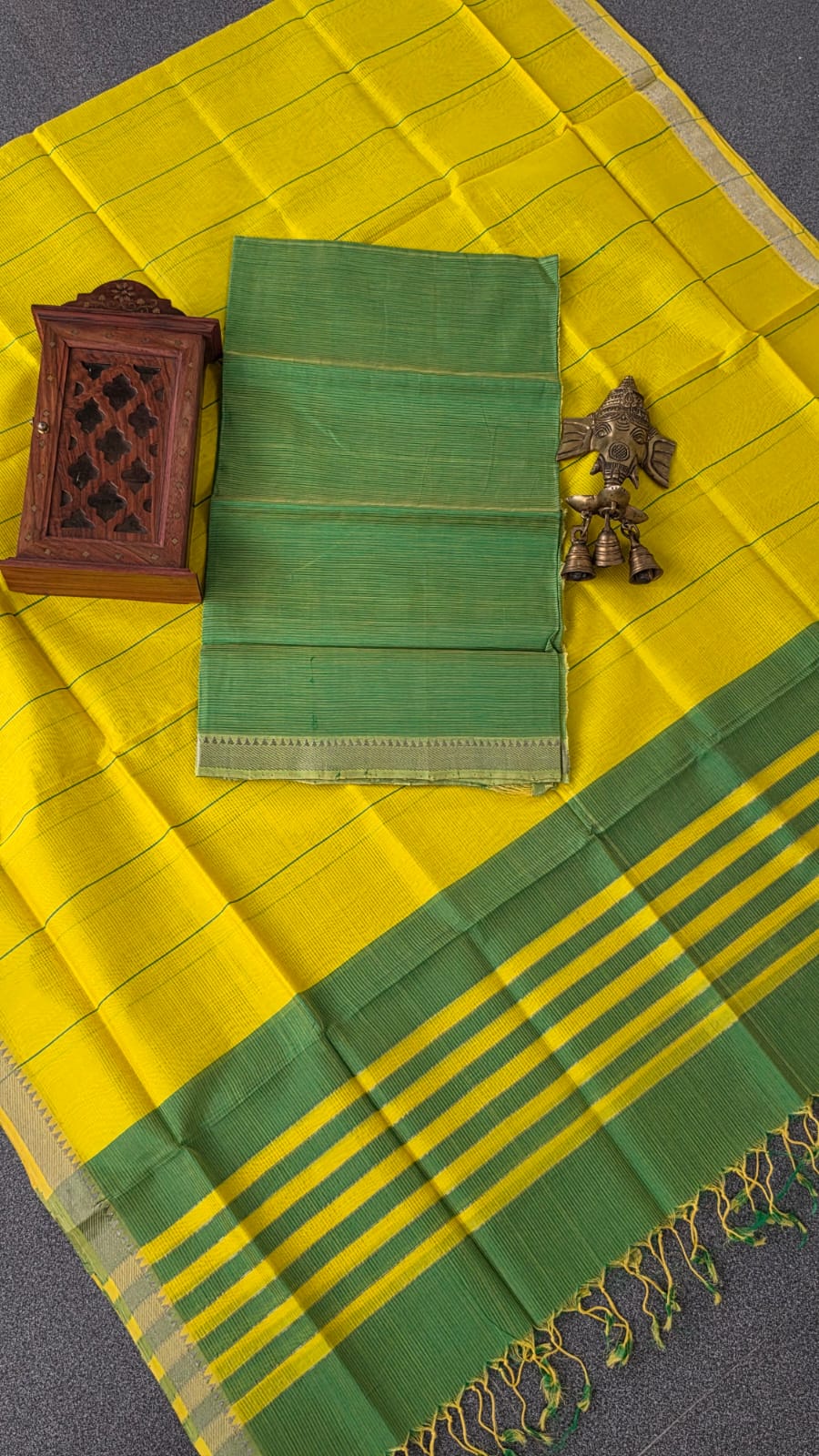 Handloom Mangalagiri pattu salwar-UJ8