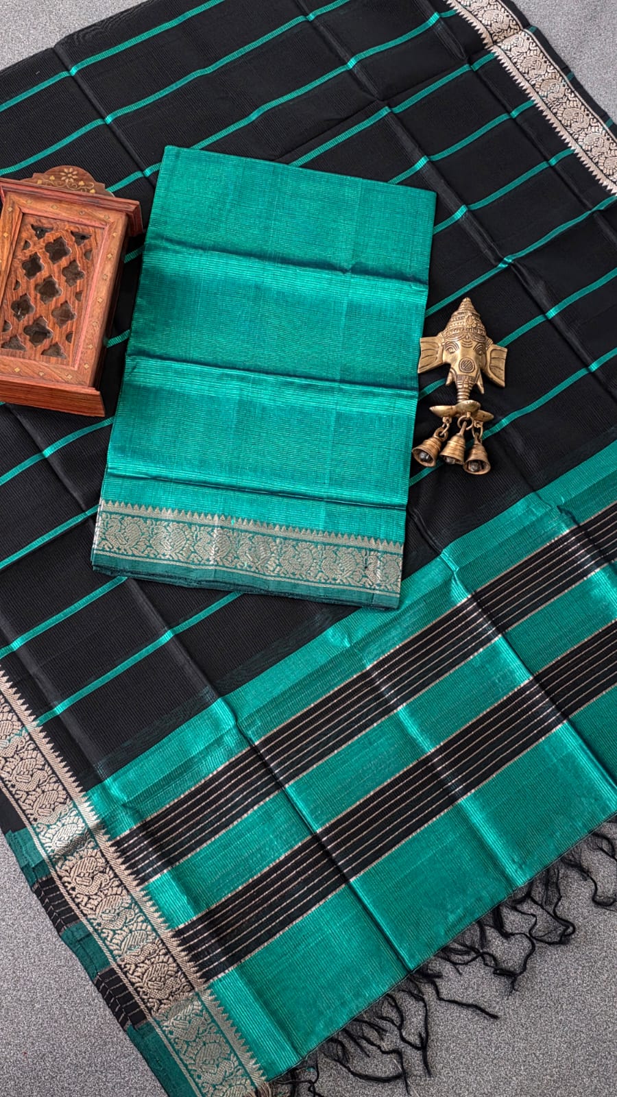 Handloom Mangalagiri pattu salwar-UJ18