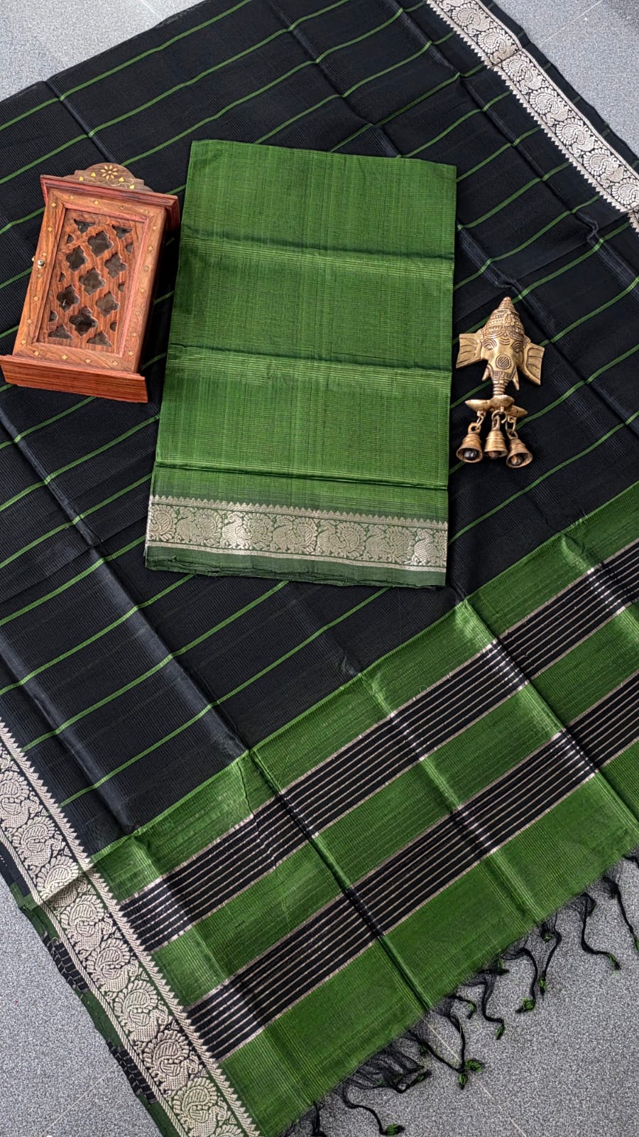 Handloom Mangalagiri pattu salwar-UJ19