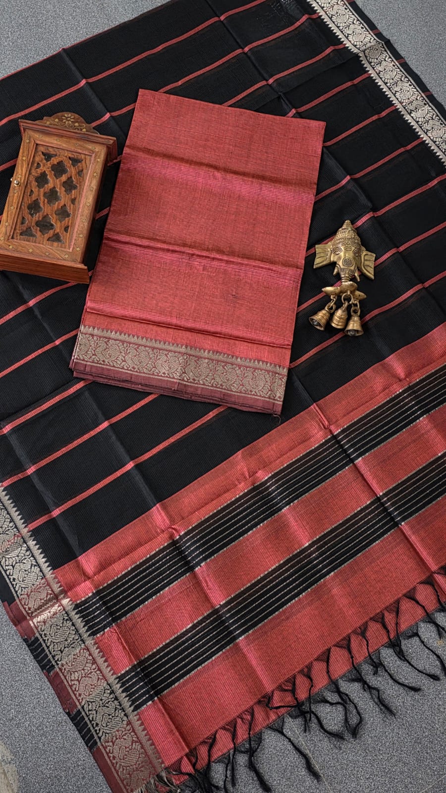 Handloom Mangalagiri pattu salwar-UJ22