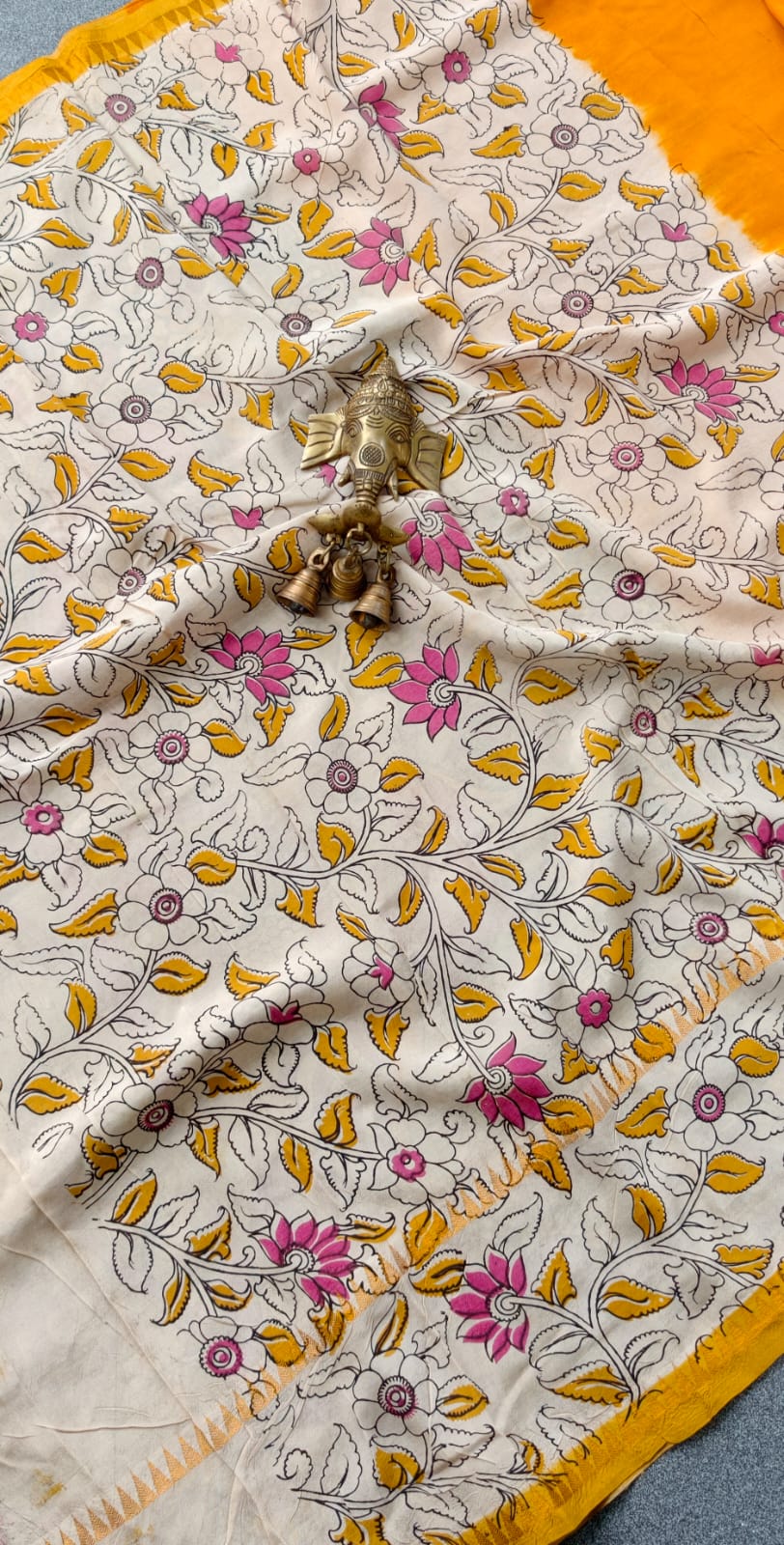 Mangalagiri Gap Border saree-TV1 - Image 4