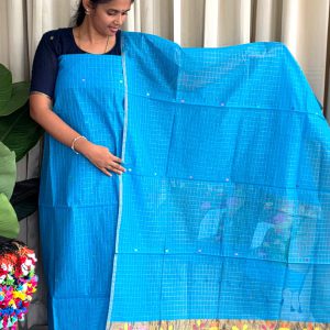 Handwoven muslin checks salwar-WN182