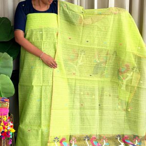 Premium handwoven muslin checks salwar-WN188