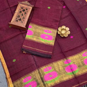 Premium handwoven linen salwar-WN220