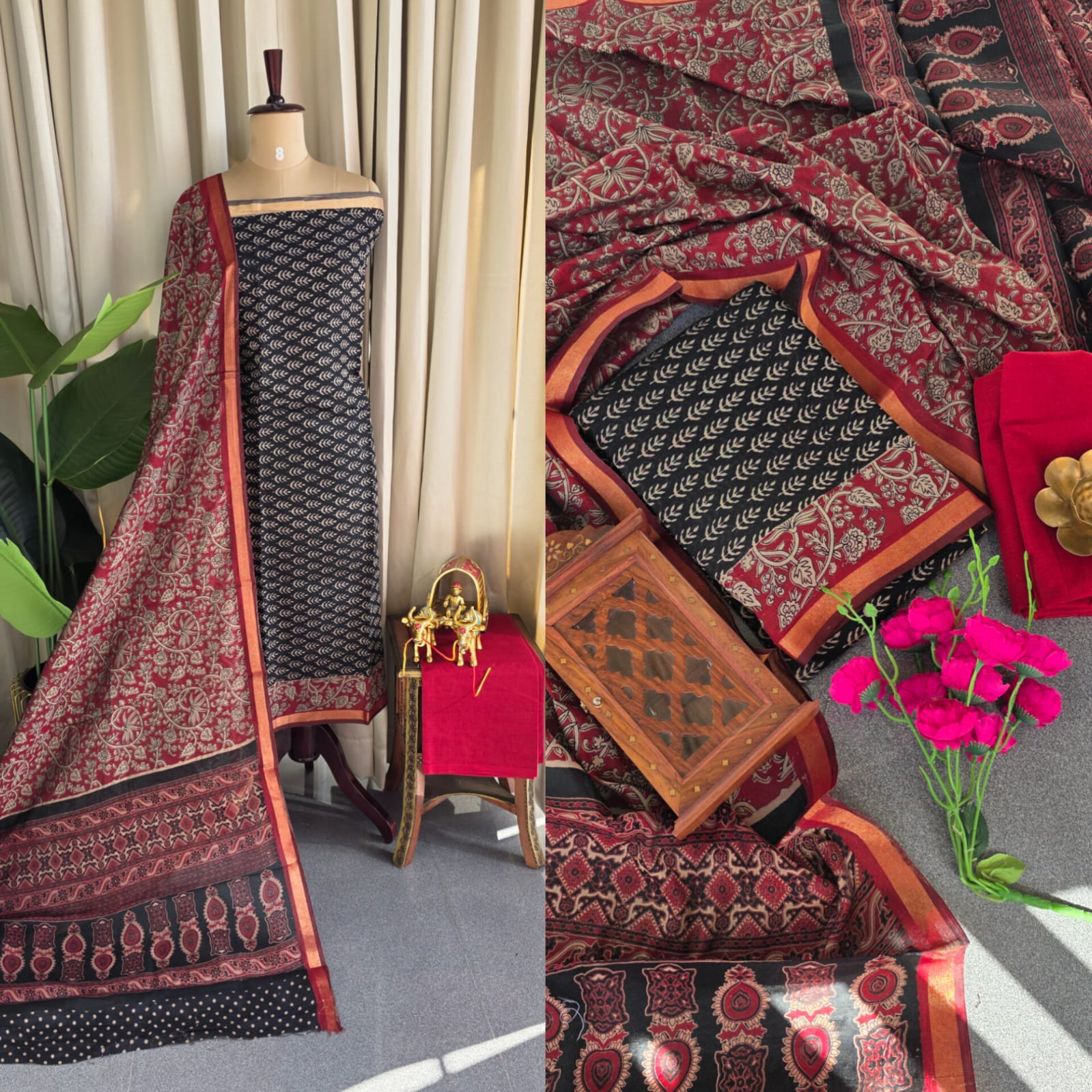 Semi maheshwari silk-CZ19