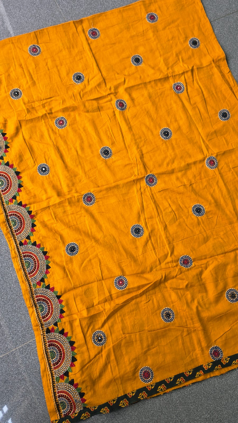 Ahir Embroidery cotton salwar set-FG11 - Image 3