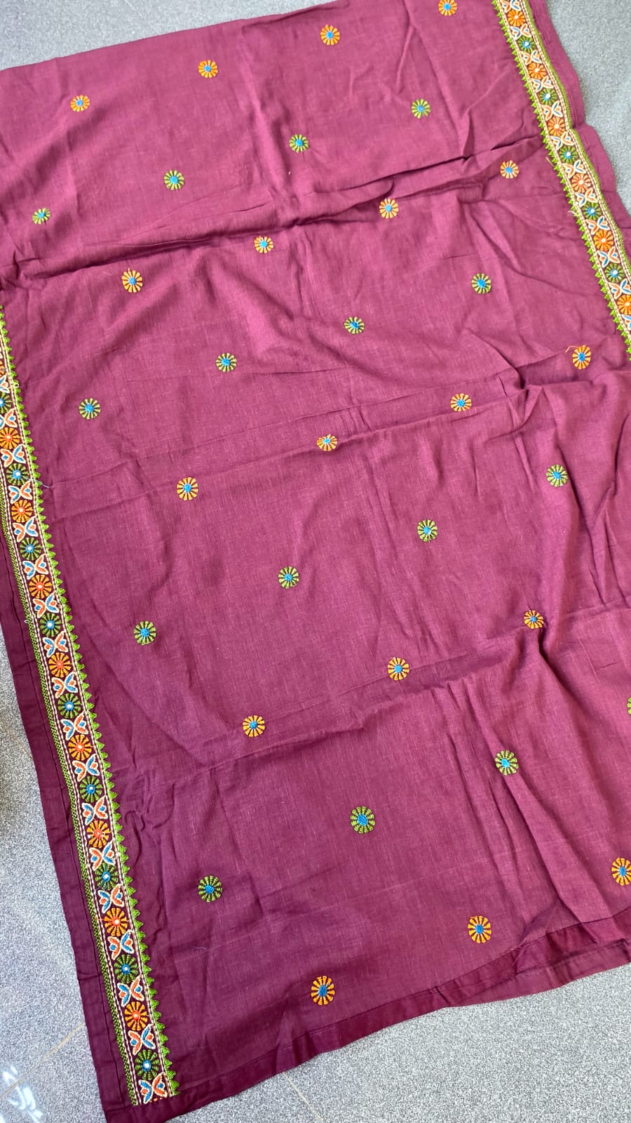 Ahir embroidery cotton salwar set- FG16 - Image 2