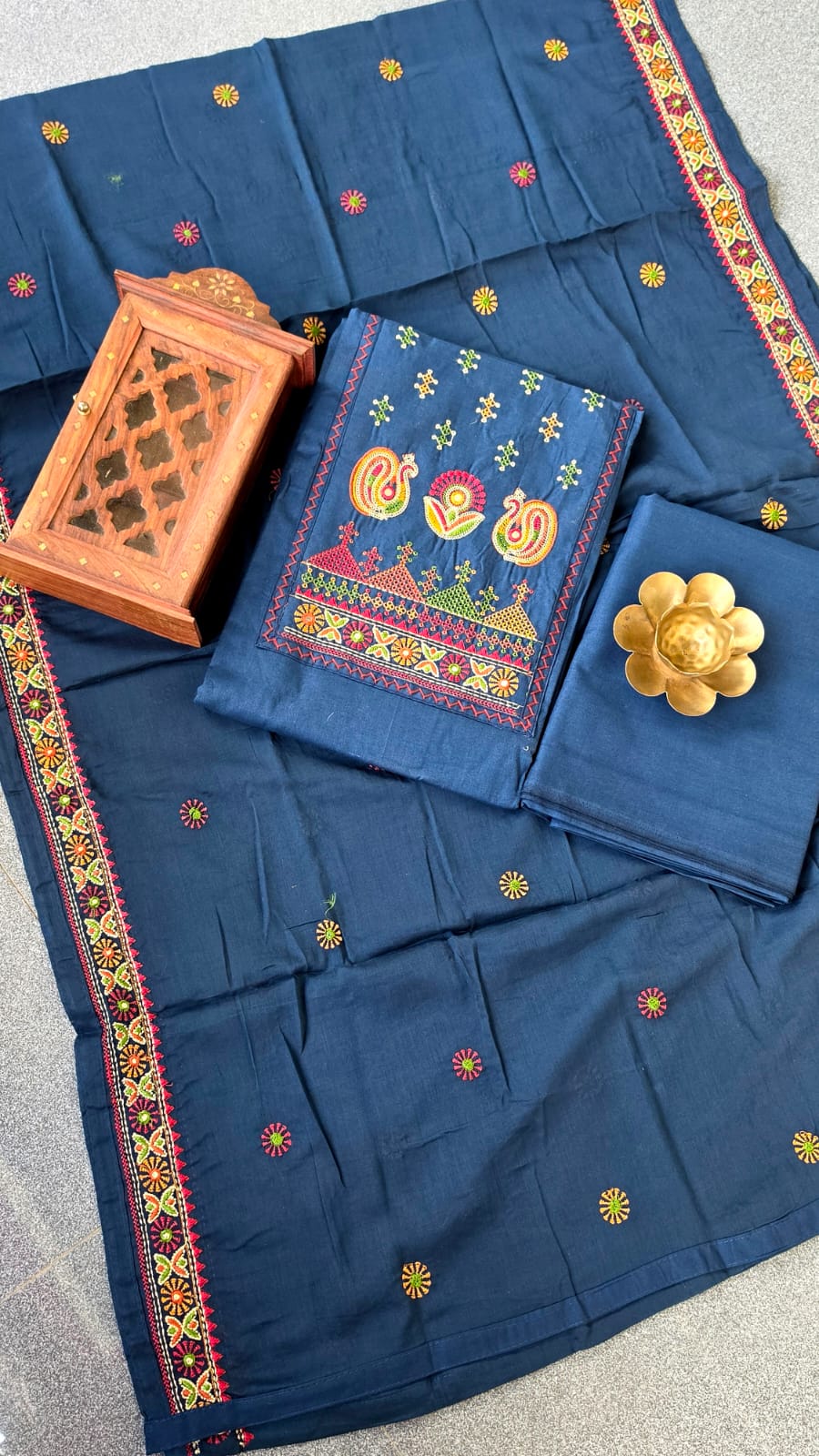 Ahor embroidery cotton salwar set-FG17