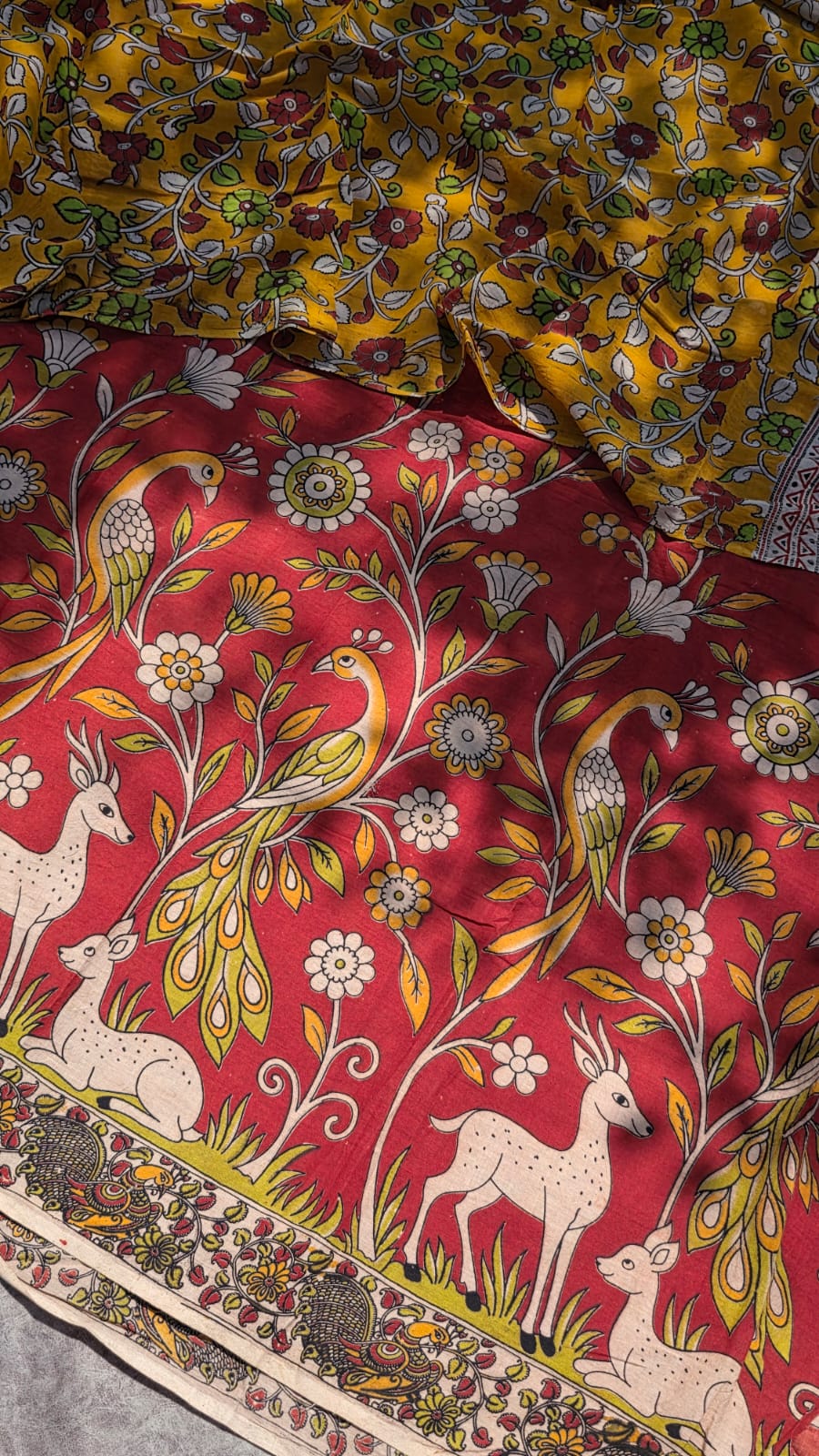 Kalamkari cotton 2 pcs set-GZ2 - Image 2