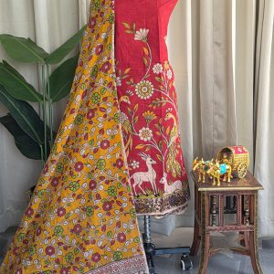 Kalamkari cotton 2 pcs set-GZ2