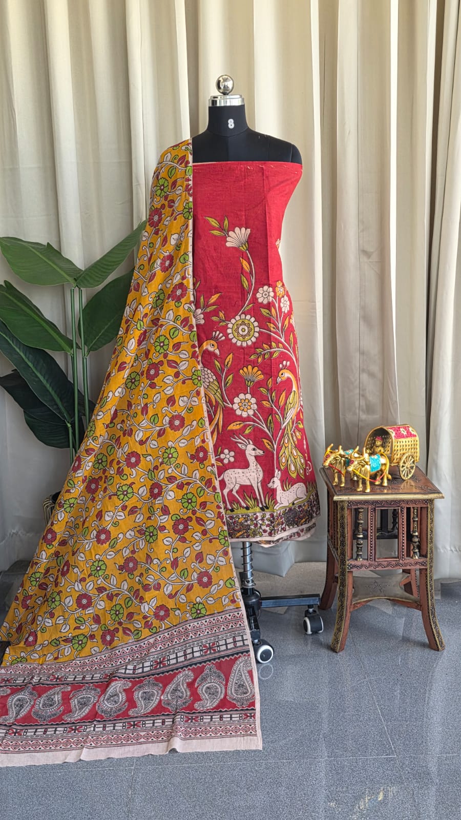 Kalamkari cotton 2 pcs set-GZ2