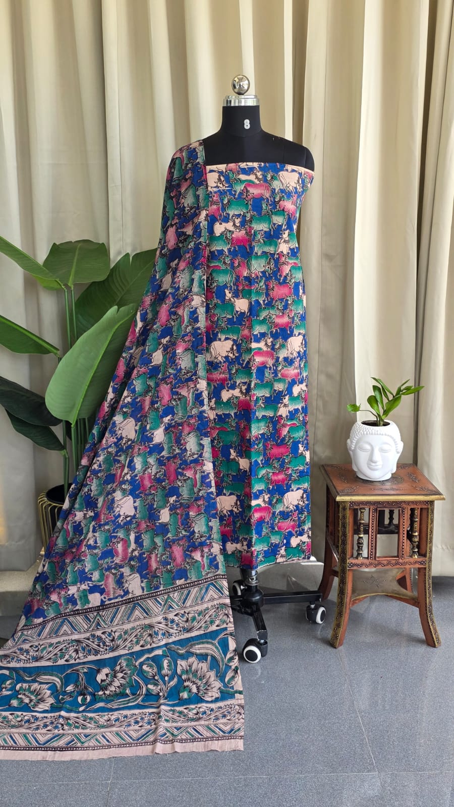 Kalamkari cotton 2 pcs set-GZ8