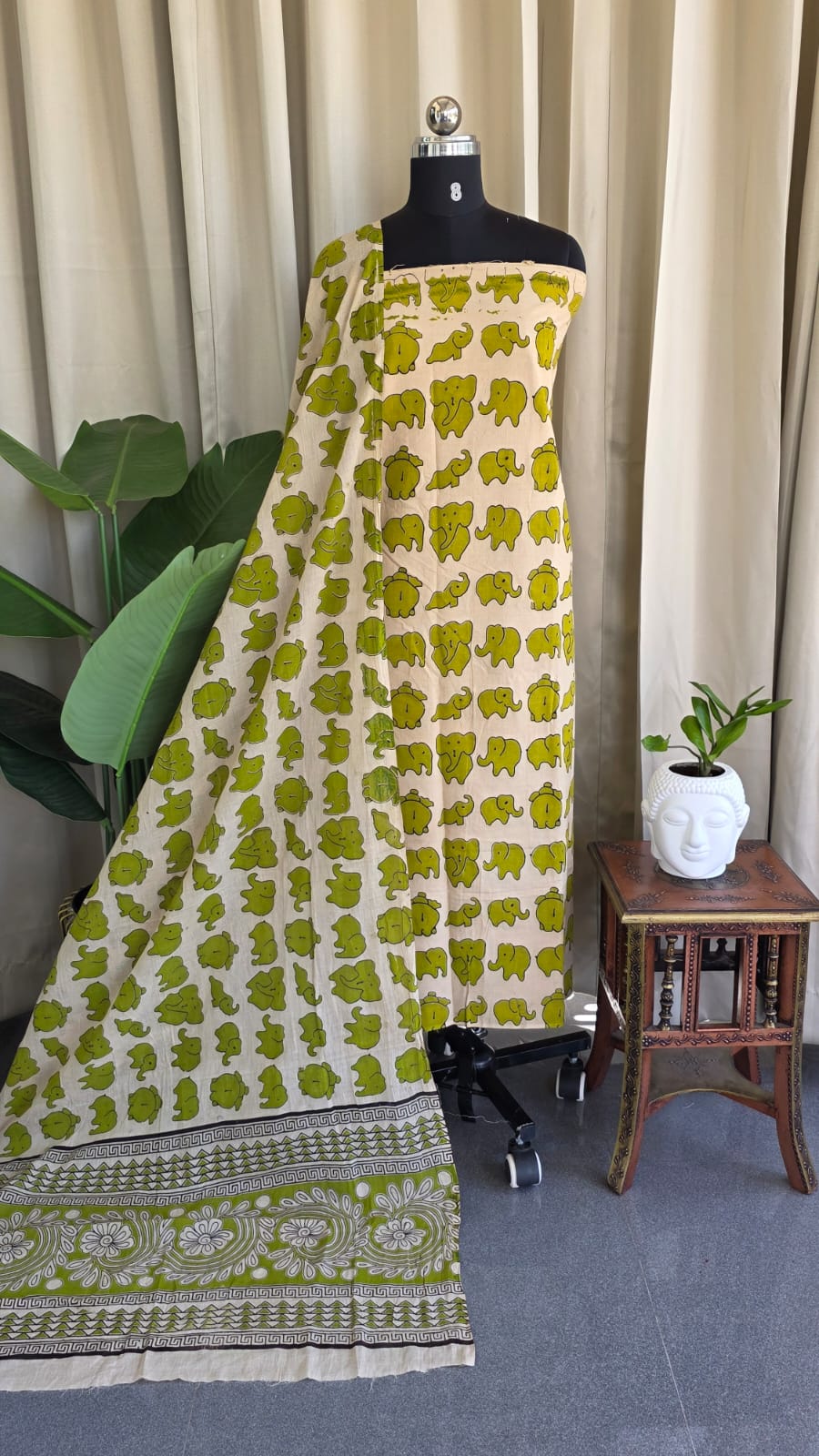 Kalamkari cotton 2 pcs set-GZ7