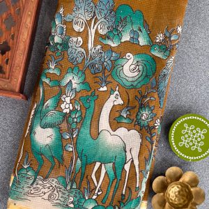 Kalamkari kota cotton saree-XG86