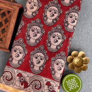 Kalamkari kota cotton saree-XG87