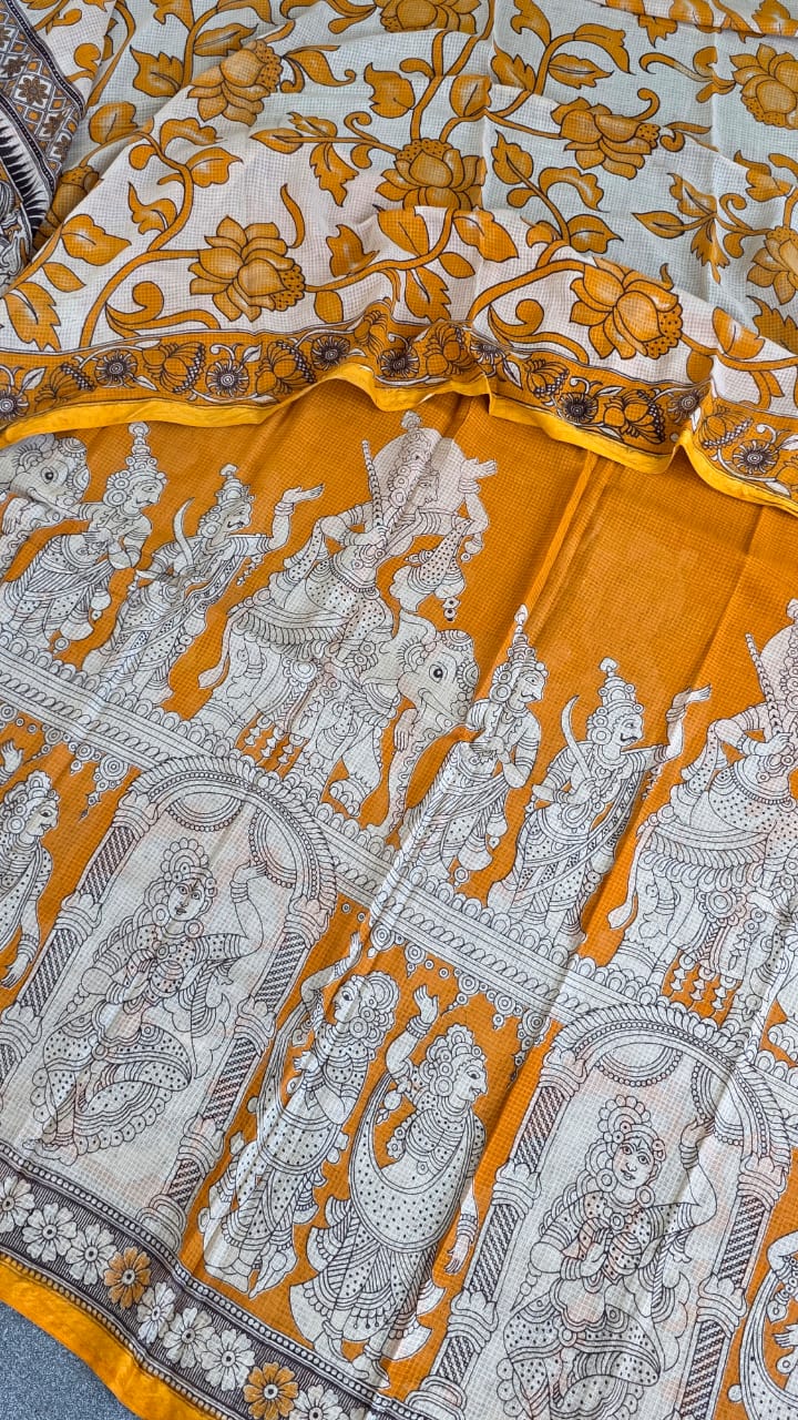 Kalamkari kota cotton salwar-GZ11