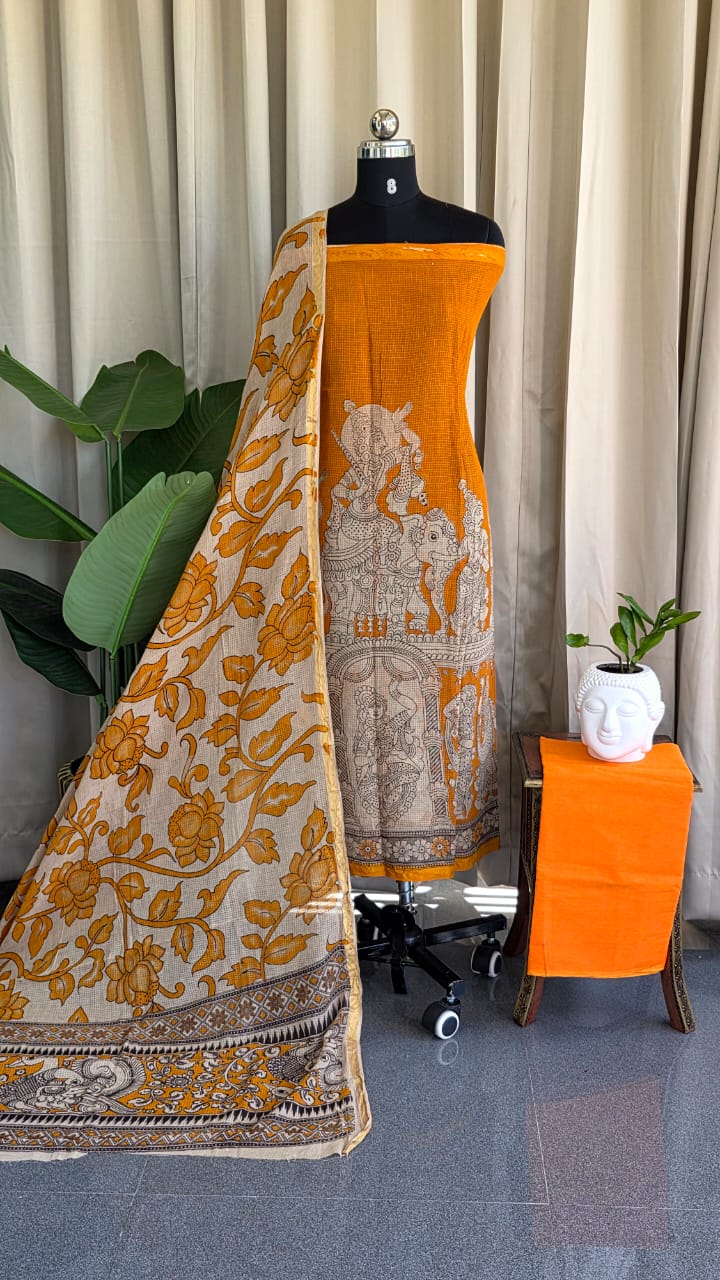 Kalamkari kota cotton salwar-GZ11 - Image 2
