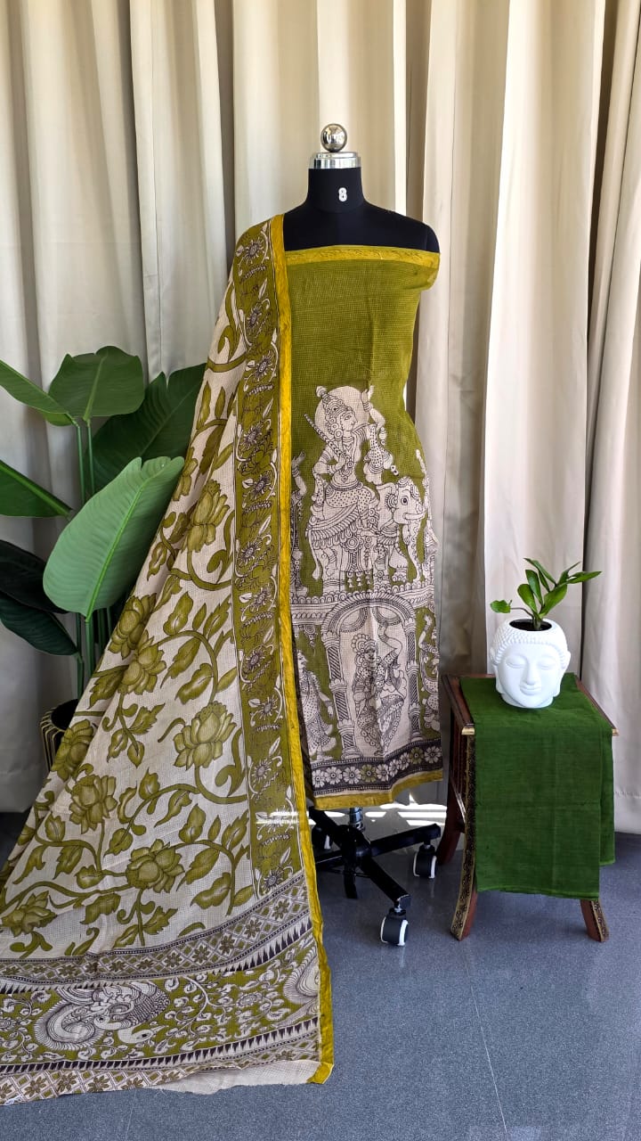 Kalamkari kota cotton salwar-GZ10 - Image 2