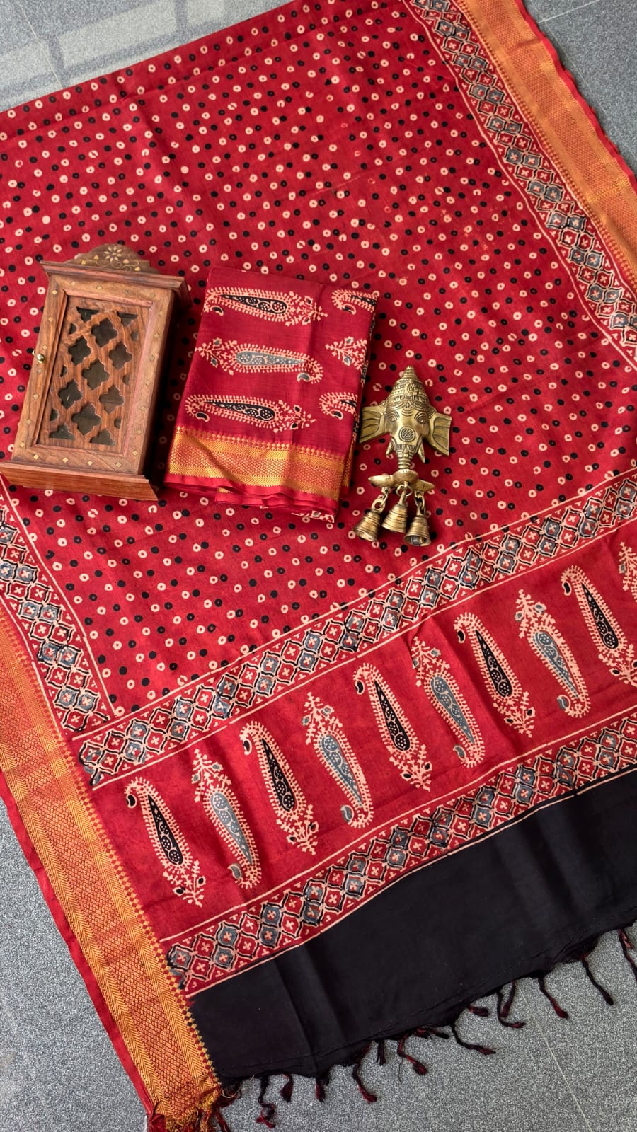 Ajrak Fusion salwar-GR12 - Image 2