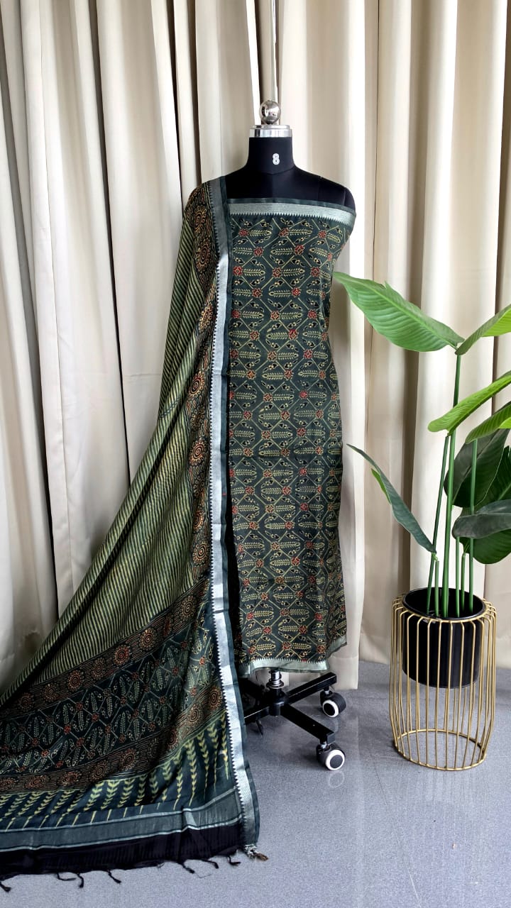 Ajrak Fusion salwar-GR28