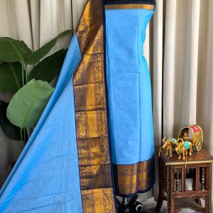 Narayanpet mercerized kanchi border Cotton salwar-DH48