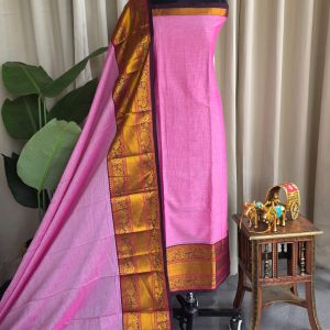 Narayanpet mercerized kanchi border Cotton salwar-DH51