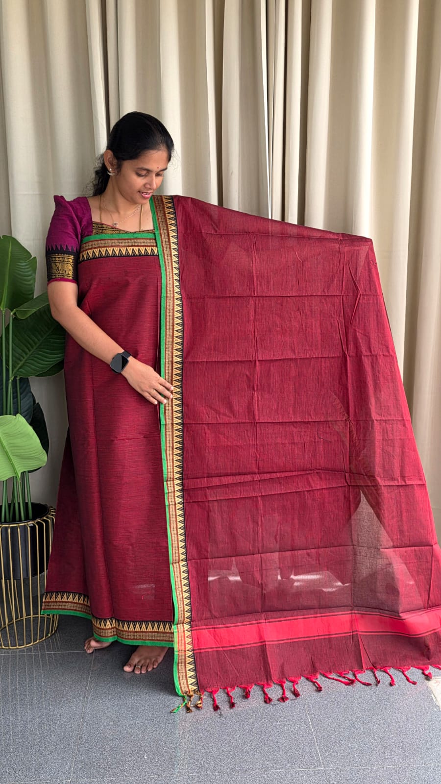 Kanchi cotton salwar-GT8