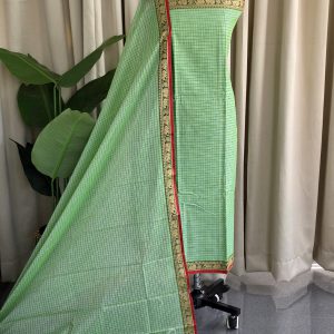 Narayanpet Mercerized checks cotton salwar-DH33