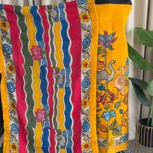 Handcrafted penkalamkari salwar-DS2