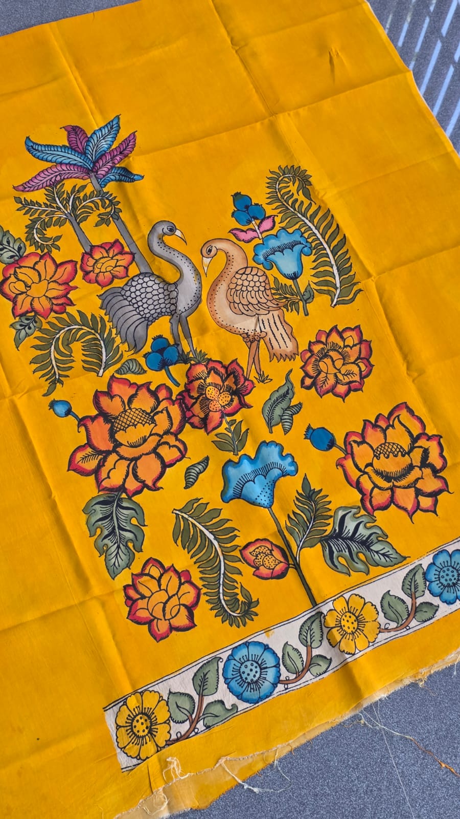 Handcrafted penkalamkari salwar-DS2 - Image 2