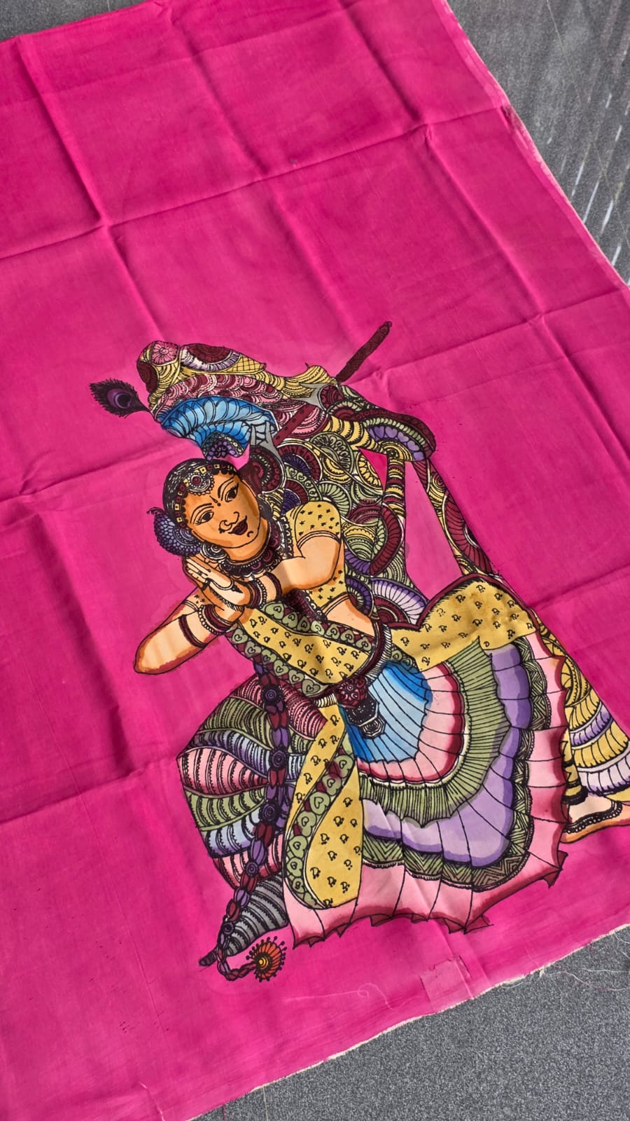 Handcrafted penkalamkari salwar-DS3 - Image 2