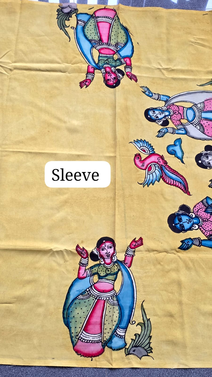 Handcrafted penkalamkari salwar-DS5 - Image 3