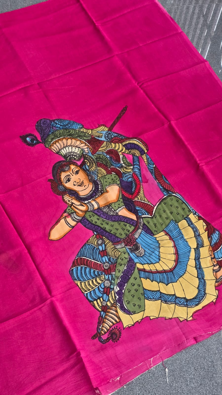 Handcrafted penkalamkari salwar-DS8 - Image 2