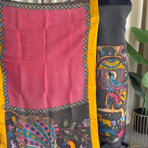 Handcrafted penkalamkari salwar-DS6