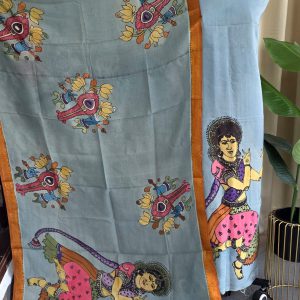Handcrafted penkalamkari salwar-DS13