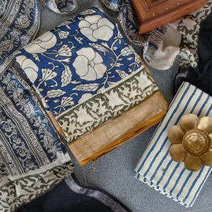 Handblock jaipur linen salwar-YJ184