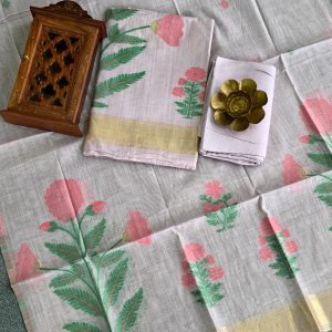 Munga silk salwar(pastel lavender)-MG80