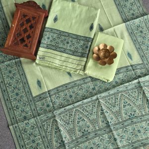 Munga silk salwar(pista green)-MG77