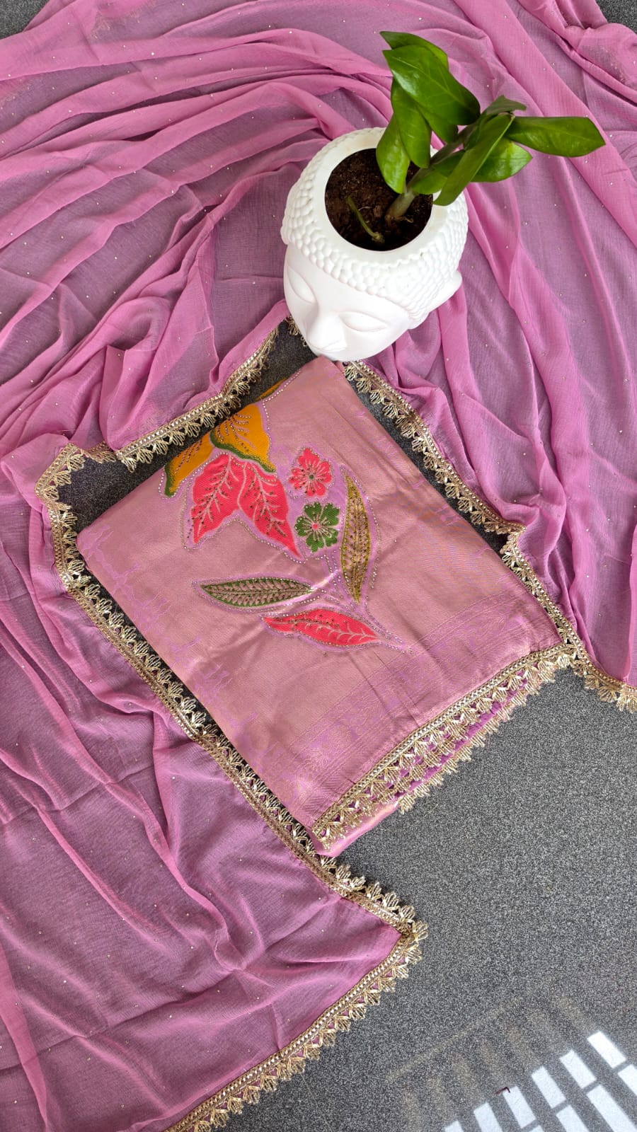 Banarasi salwar(Lavender)-BN27 - Image 2