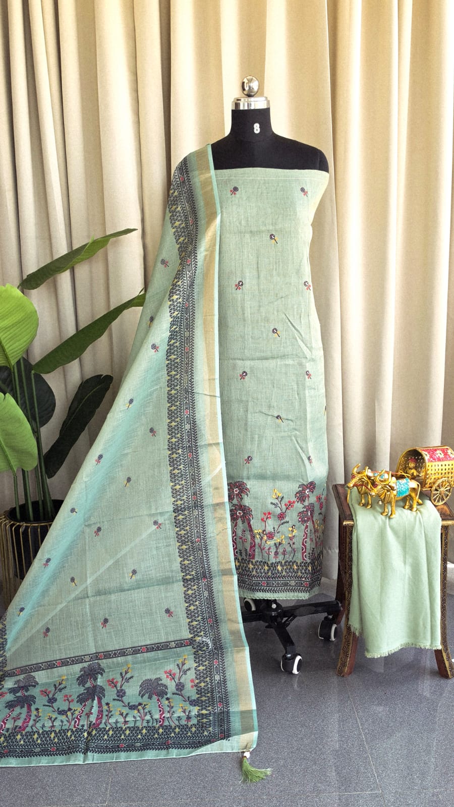 Premium linen shimmer salwar-GB12 - Image 3