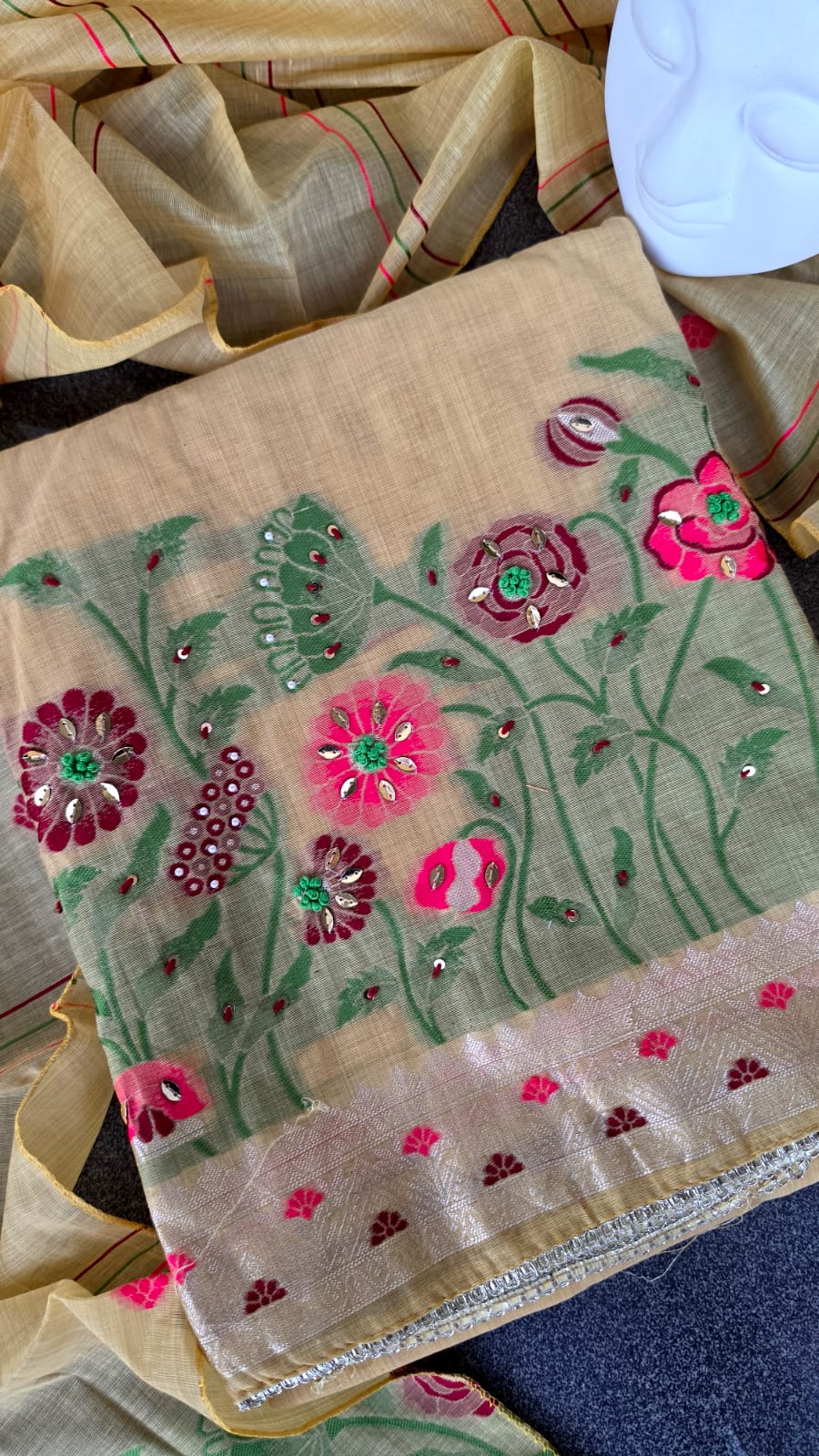 Premium munga cotton salwar-GB40 - Image 3