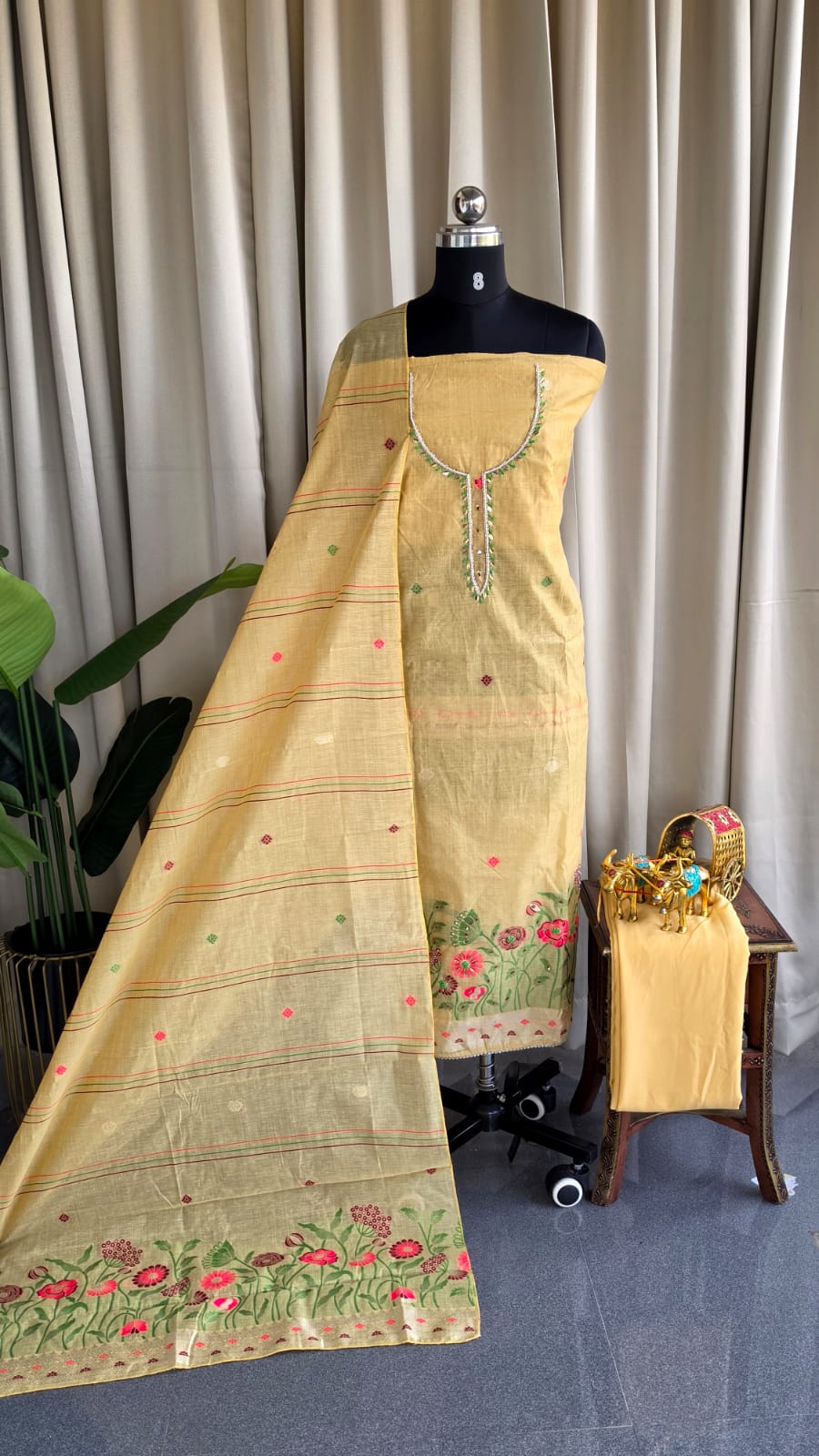 Premium munga cotton salwar-GB40 - Image 2