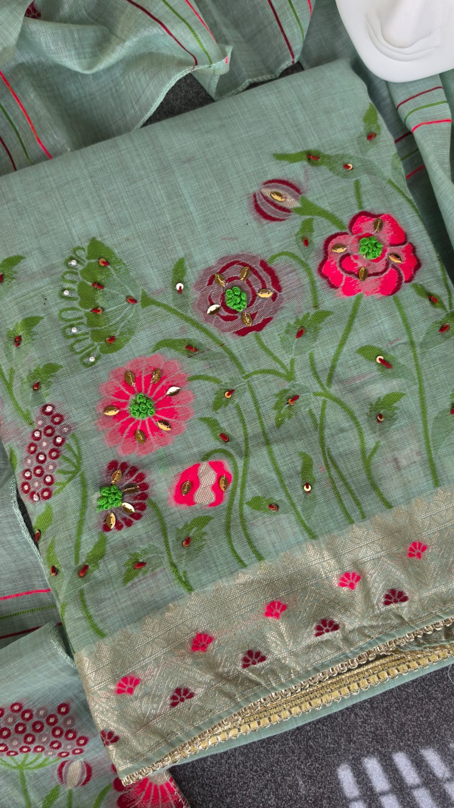 Premium munga cotton salwar-GB38 - Image 3