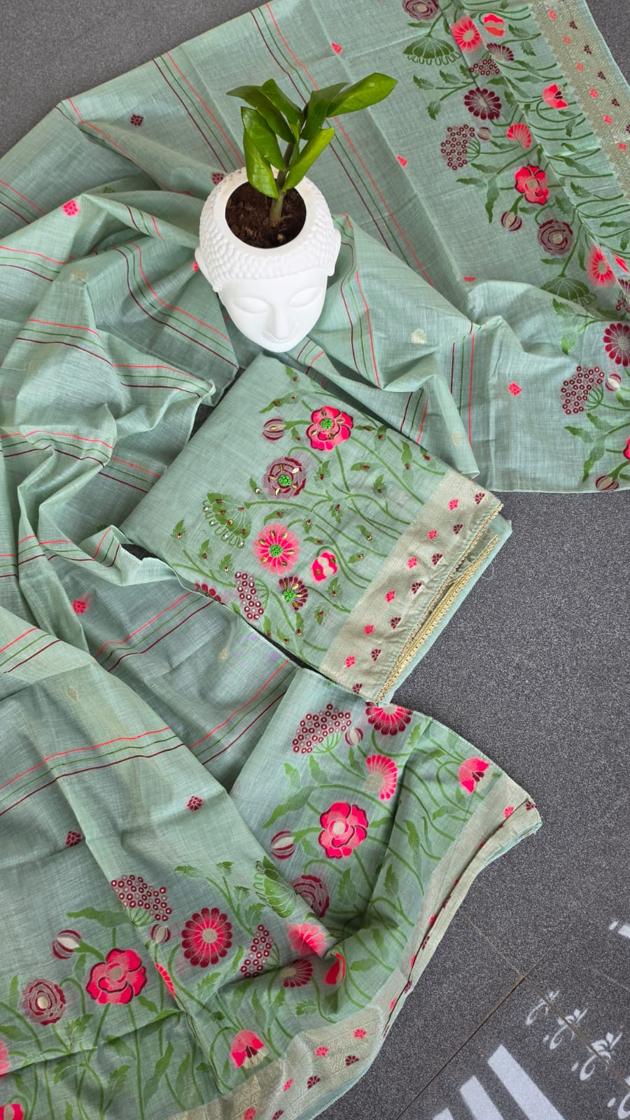 Premium munga cotton salwar-GB38