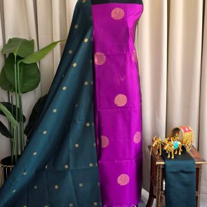 Kanchipuram semi soft silk salwar-KA1