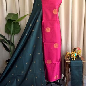 Kanchipuram semi soft silk salwar-KA4