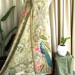Premium linen salwar with lining -GB50