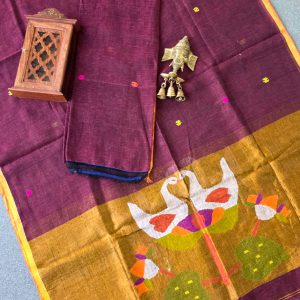 Premium handwoven linen salwar-VW28