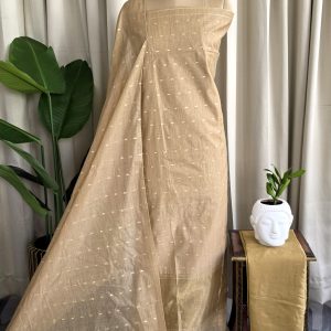 Munga silk cotton salwar with tissue border dupatta-VS134