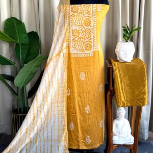 Gadwal batik salwar suit material-VS142